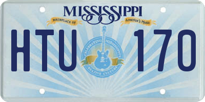 MS license plate HTU170