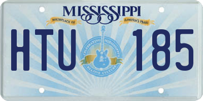 MS license plate HTU185