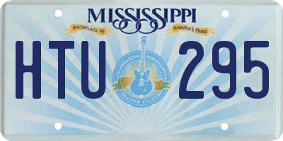 MS license plate HTU295