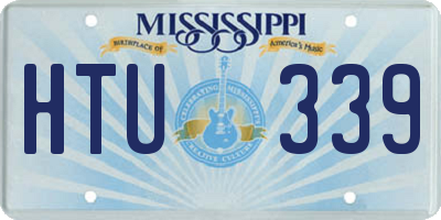 MS license plate HTU339