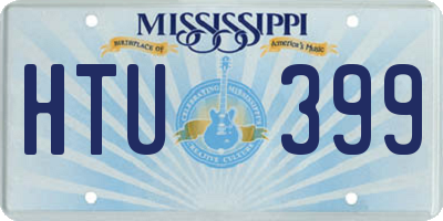 MS license plate HTU399