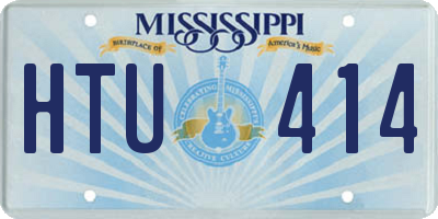 MS license plate HTU414