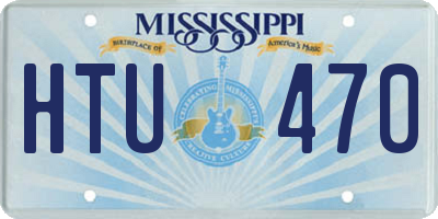 MS license plate HTU470