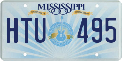 MS license plate HTU495