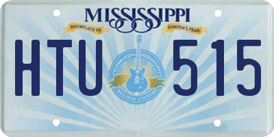 MS license plate HTU515