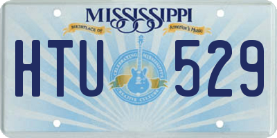 MS license plate HTU529