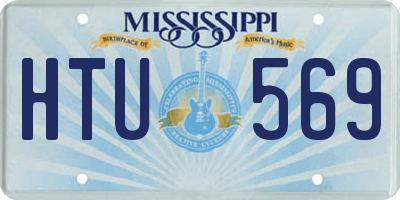 MS license plate HTU569
