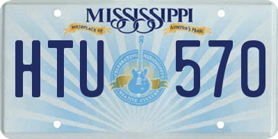 MS license plate HTU570