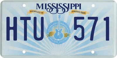 MS license plate HTU571