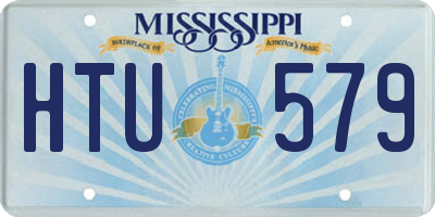 MS license plate HTU579
