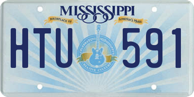 MS license plate HTU591