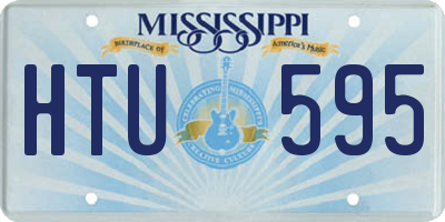 MS license plate HTU595