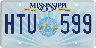 MS license plate HTU599