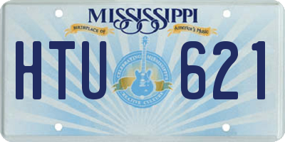 MS license plate HTU621