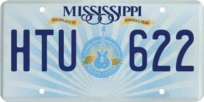 MS license plate HTU622
