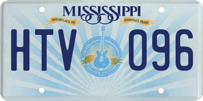 MS license plate HTV096