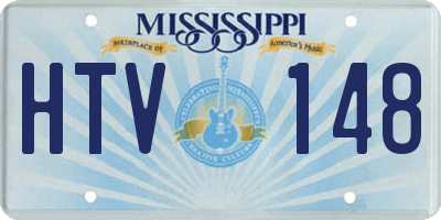 MS license plate HTV148