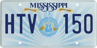 MS license plate HTV150