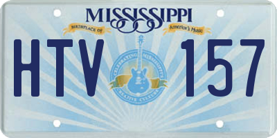 MS license plate HTV157