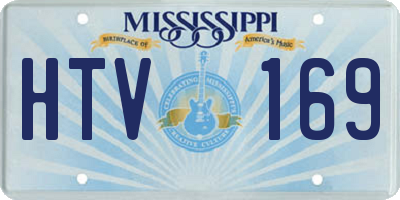 MS license plate HTV169