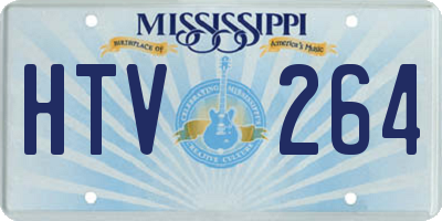 MS license plate HTV264