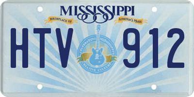 MS license plate HTV912