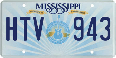 MS license plate HTV943