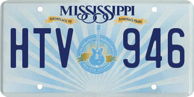 MS license plate HTV946