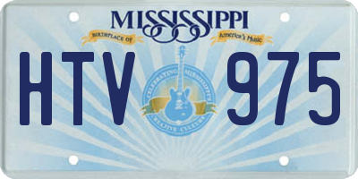 MS license plate HTV975