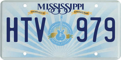 MS license plate HTV979
