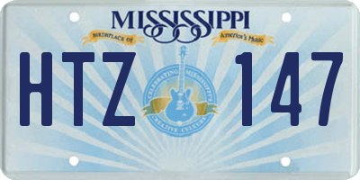 MS license plate HTZ147