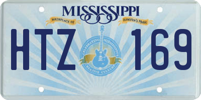 MS license plate HTZ169