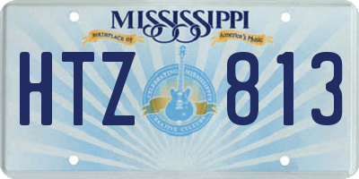 MS license plate HTZ813