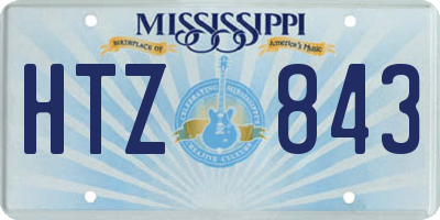 MS license plate HTZ843
