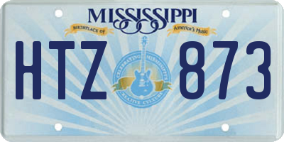 MS license plate HTZ873
