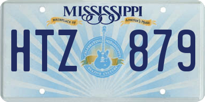 MS license plate HTZ879