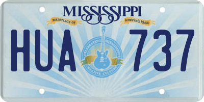 MS license plate HUA737
