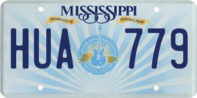 MS license plate HUA779