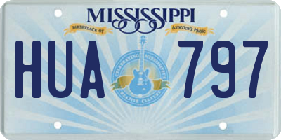 MS license plate HUA797