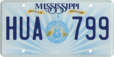 MS license plate HUA799