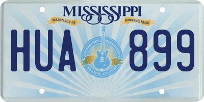 MS license plate HUA899