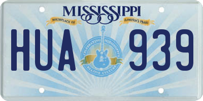 MS license plate HUA939