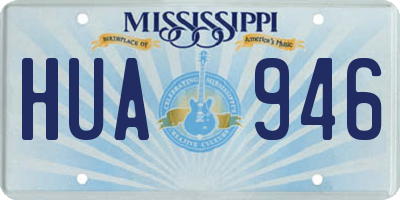 MS license plate HUA946