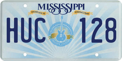 MS license plate HUC128