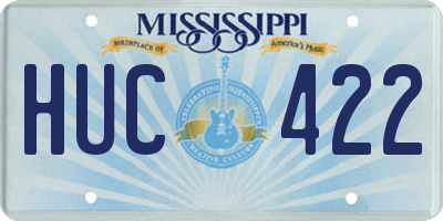 MS license plate HUC422