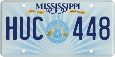 MS license plate HUC448