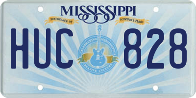 MS license plate HUC828