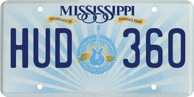 MS license plate HUD360
