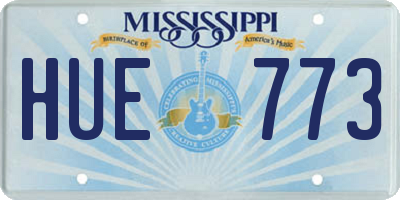 MS license plate HUE773