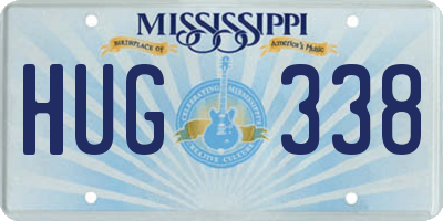 MS license plate HUG338